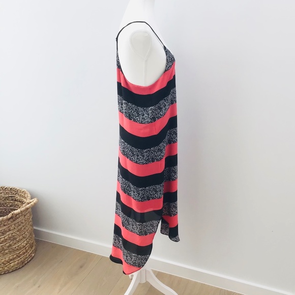 EIGHT SIXTY size 8-10 dress with spaghetti straps, black, pink and white - Picture 10 of 11